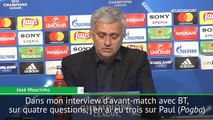 José Mourinho remet les journalistes en place sur Pogba et dévie la conversati