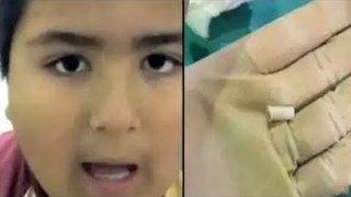Boy Honks After Swallowing Toy Horn