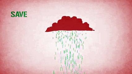 Save water logo animation, presentation