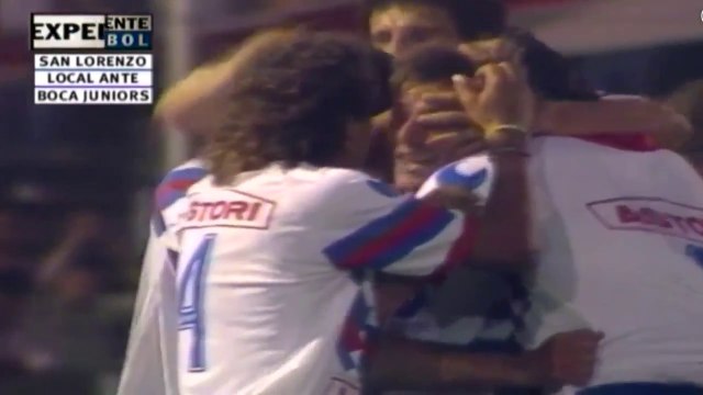 Prim. Div 1989/90: San Lorenzo 2-2 Boca Juniors - J14 (04.11.1989)