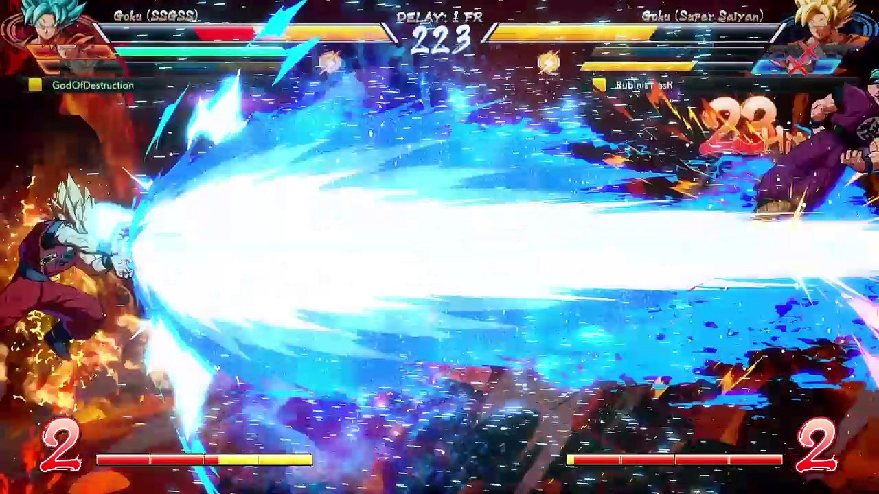 DRAGON BALL FighterZ G.O.D vs Rubinistrash