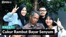 #1MENIT | Cukur Rambut Bayar Senyum