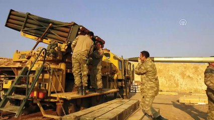 Mehmetçik teröristleri milli roketlerle vuruyor - AFRİN