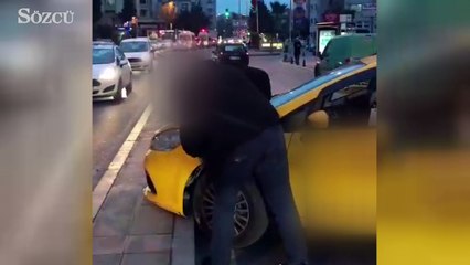 Taksimetre yerine alkolmetreyi açmış