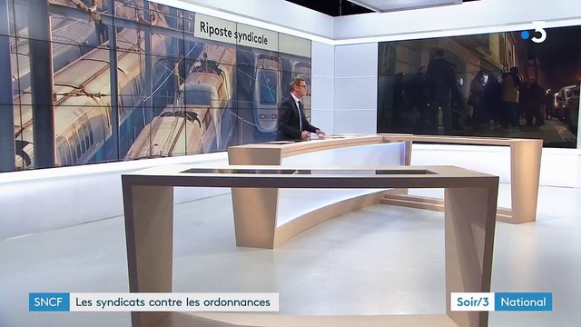 SNCF : les syndicats contre les ordonnances