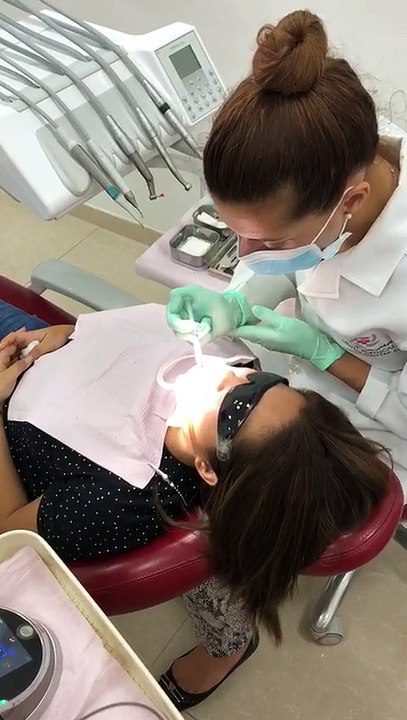 Laser teeth whitening part 2