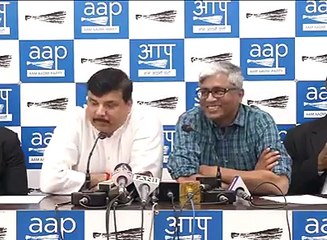 AAP Press Conference:  Is This Democracy Where Delhi Police enters CM House With False Legal Notice