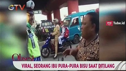 Viral, Seorang Ibu Pura-pura Bisu Saat Ditilang