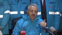 Ulaştırma Bakanı Arslan, Küçük Çamlıca Tv-Radyo Kulesi'nde İncelemelerde Bulundu