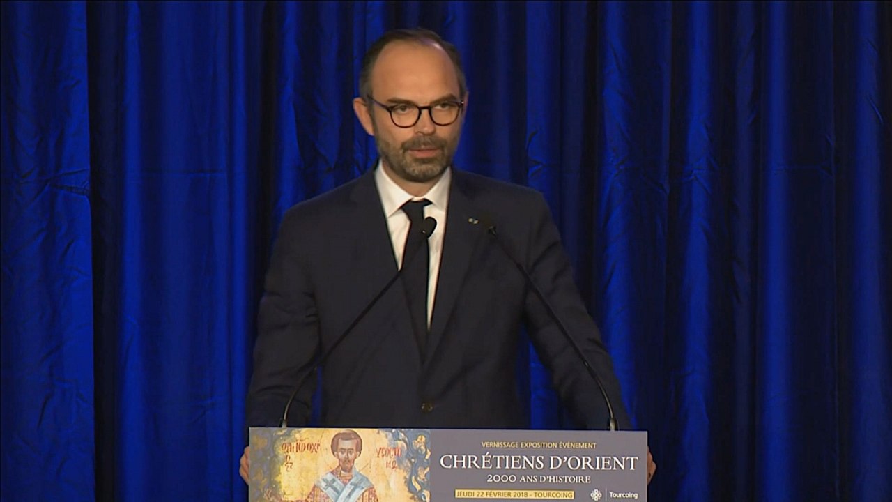Discours d'Édouard Philippe lors de sa visite de l'exposition "Chrétiens d’Orient,  2 000 ans d’histoire", à Tourcoing