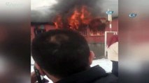 Kars'ta ilkokul yandı
