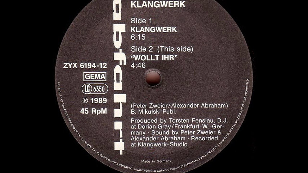 Klangwerk - "Wollt Ihr" (B)