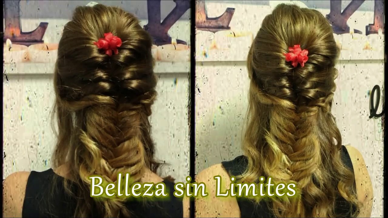 Peinado con Trenza de Espiga y Rizos - Belleza sin Limites