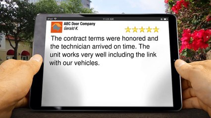 ABC Door Company Albuquerque Exceptional 5 Star Review by Gerald K.