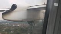 Plane makes emergency landing after one engine breaks down