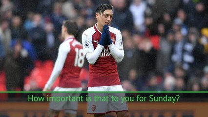 Wenger hopeful 'important' Ozil will be ready for Man City final