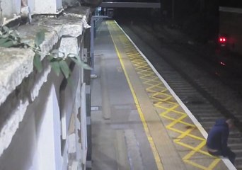 Drunk Man 'Lucky to Be Alive' After Lying Down in Path of Oncoming Train