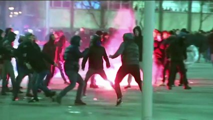 Police officer dies of heart attack after Bilbao riots