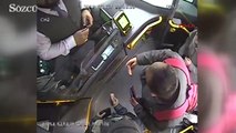 Otobüs şoförüne kano saldırısı