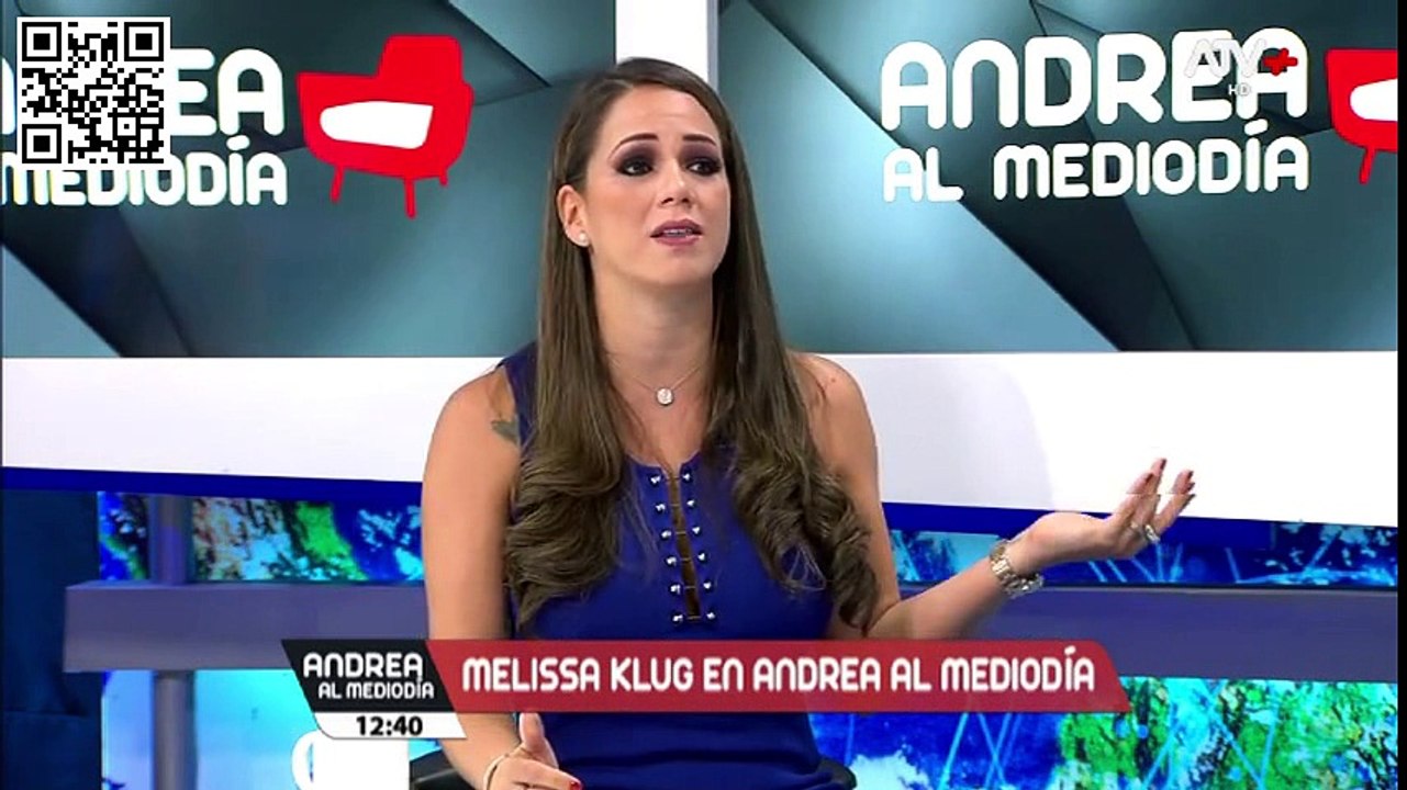 Melissa Klug llora por Jefferson Farfan