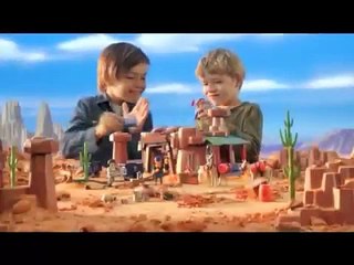 Playmobil Western Les cowboys et leur convoi d'or chez Toysrus