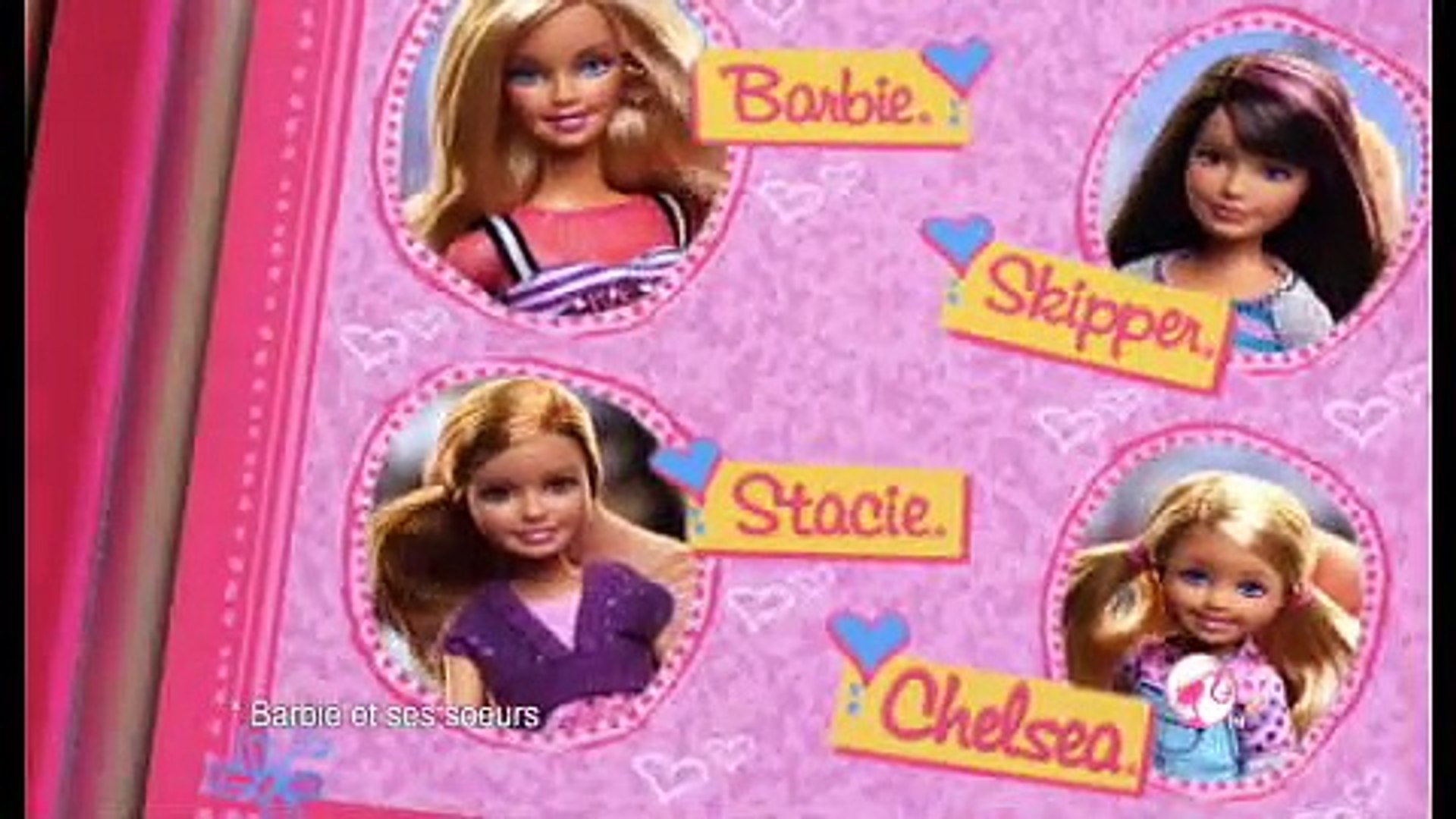 barbie avec ses soeurs