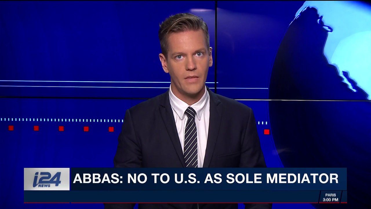 i24NEWS DESK | Abbas: no to U.S. as sole mediat...