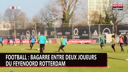 Football : bagarre entre deux joueurs du Feyenoord Rotterdam (vidéo)