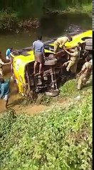 School bus accident in India Kerala