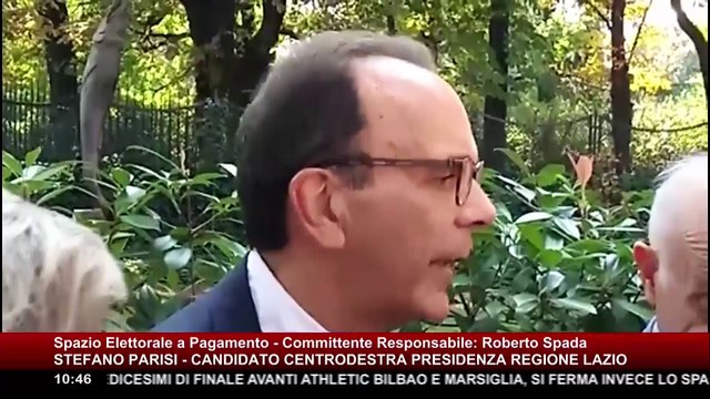 Stefano Parisi (Candidato Centrodestra Presidenza Regione Lazio) - 23 Febbraio 2018