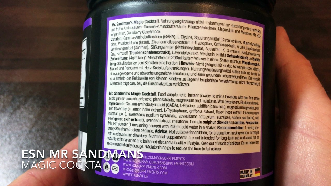 ESN-Mr-Sandmans-Test und Erfahrungen zum Schlafsupplement
