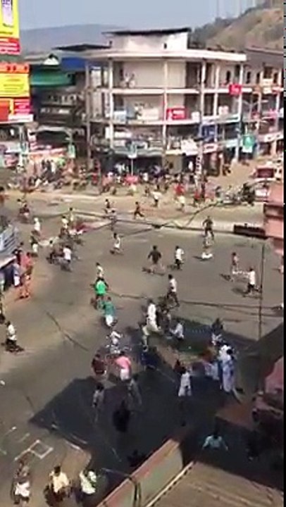 Kerala police Attack people