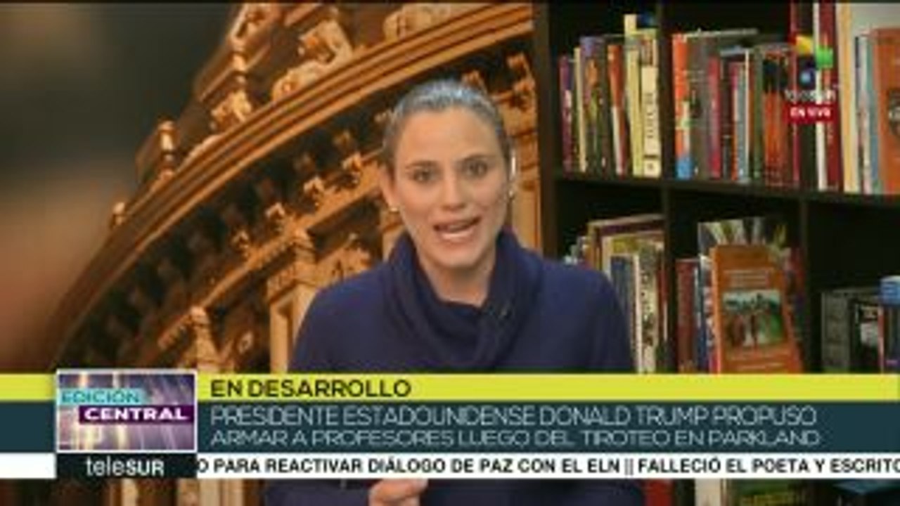 EEUU: Trump propone armar a los maestros para "combatir" tiroteos