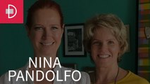 Zize Zink e Graça Salles visitam a pintora Nina Pandolfo