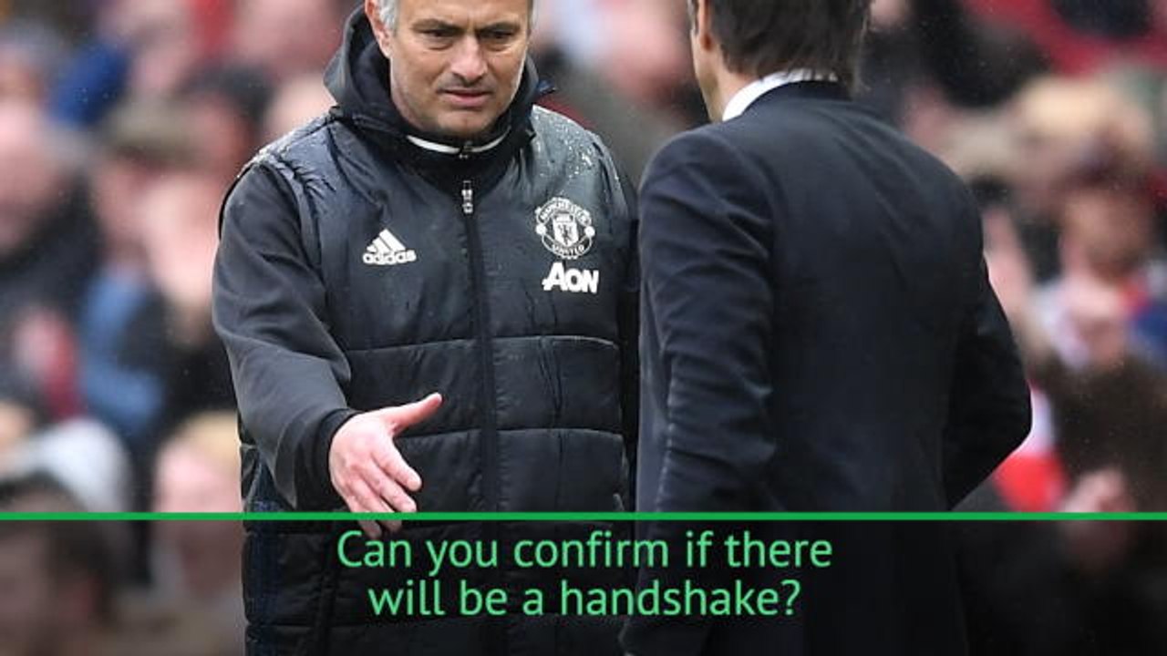 Conte dismisses questioning over Mourinho handshake