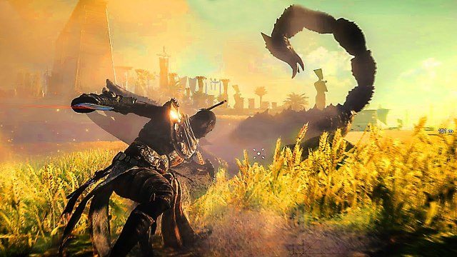 ASSASSIN'S CREED ORIGINS The Curse of the Pharaohs DLC : Baston contre des Scorpions GEANTS !