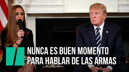 Nunca es buen momento para hablar de las armas en Estados Unidos