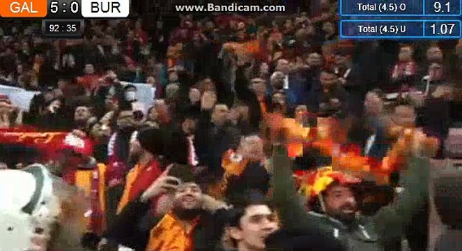 Bafetimbi Gomis Hattrick Goal HD - Galatasaray 5-0 Bursaspor 23.02.2018