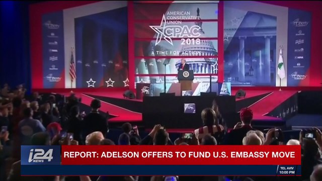 i24NEWS DESK | State Dept. confirms Embassy move to J'lem in May | Friday, February 23rd 2018