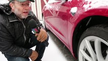 How Does the Tesla Model 3 Handle in the Snow with SNOW TIRES