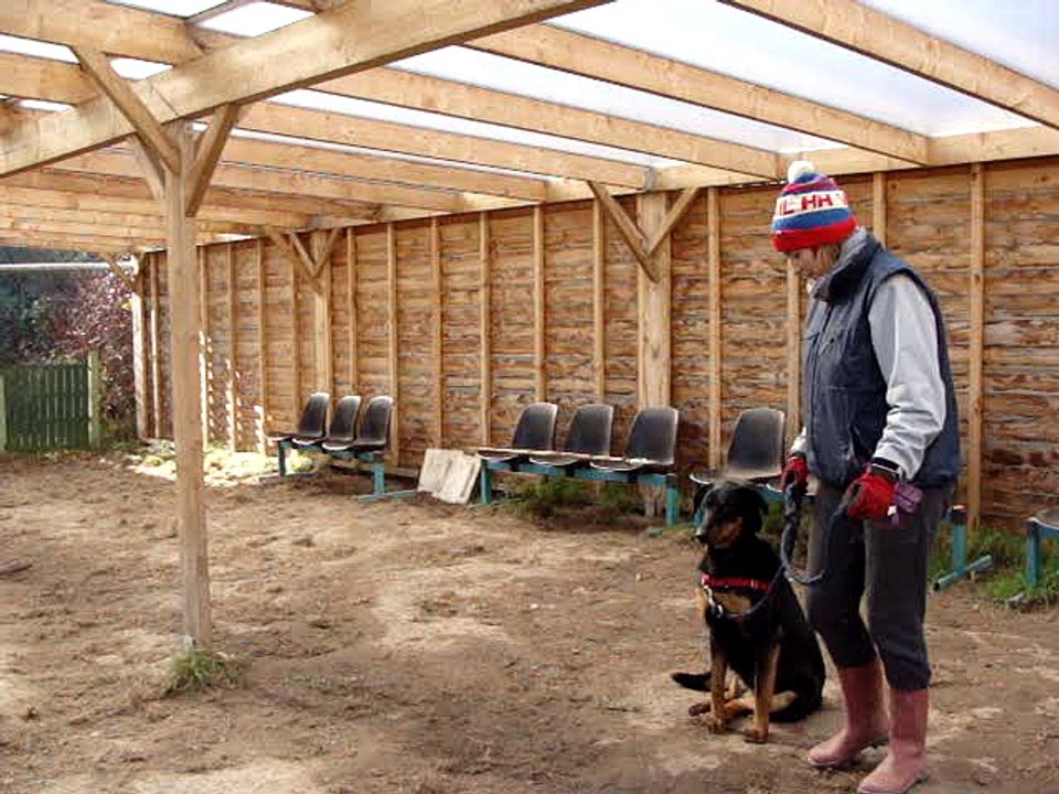 Maya première fois en cours collectif sans muselière !