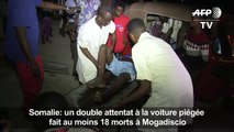 Mogadiscio: double attentat à la voiture piégée, 18 morts