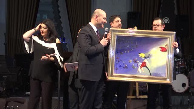 Bir Resim Yap Projesi (2) - Bakan Soylu Tablosunu Anlattı/açık Artırma