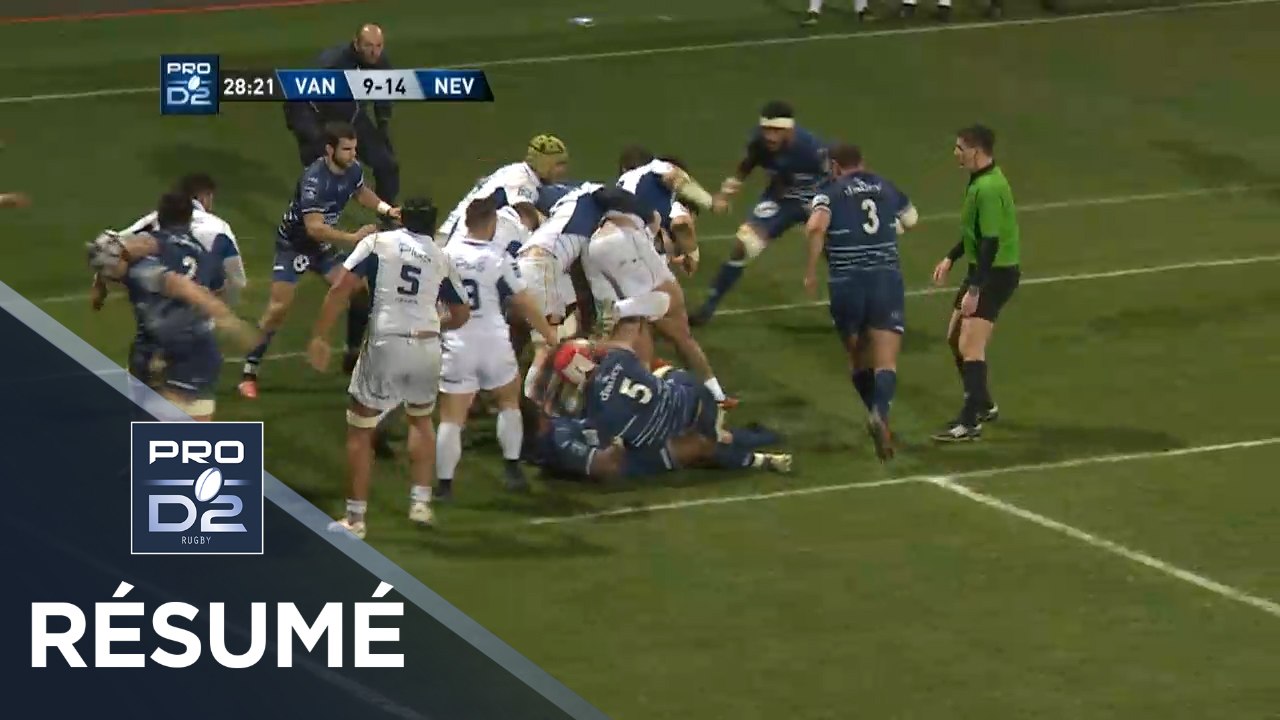 PRO D2 - Résumé Vannes-Nevers: 34-26 - J24 - Sa...
