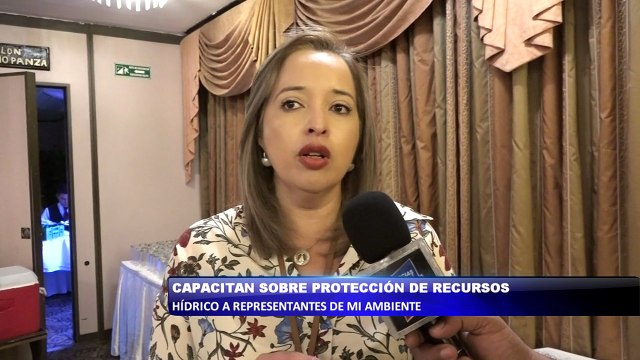 Capacitan sobre proteccion de recursos hidricos a representantes de mi ambiente