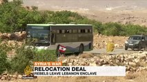 Syrian refugees and fighters begin leaving Lebanon border area