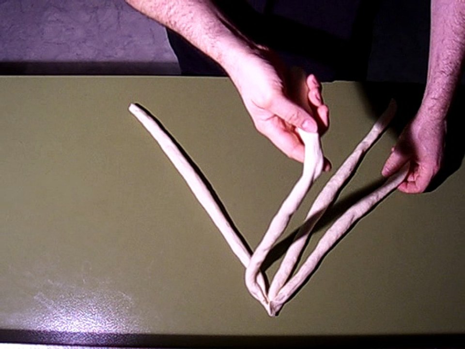 4 Strang Zopf, Butterzopf, Hefezopf, Anleitung zum Zopfflechten