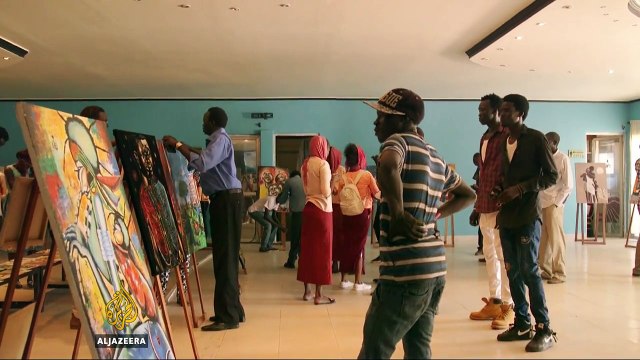 South Sudan: Young artists hope music and art can relieve suffering of war