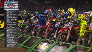 AMA Supercross 2018 Rd 1 Anaheim 1 - 250 WEST Main Event HD 720p (Monster Energy SX, round 1 for 250 WEST, California)