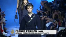 France passes law banning underweight models